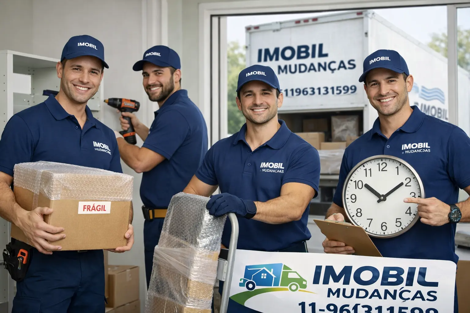 serviços de mudanças em São Paulo com equipe realizando atendimento organizado