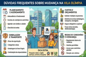 dicas de mudanças em São Paulo