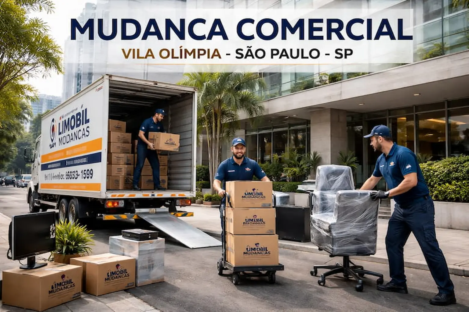 mudança comercial no brooklin sp para empresas e escritórios