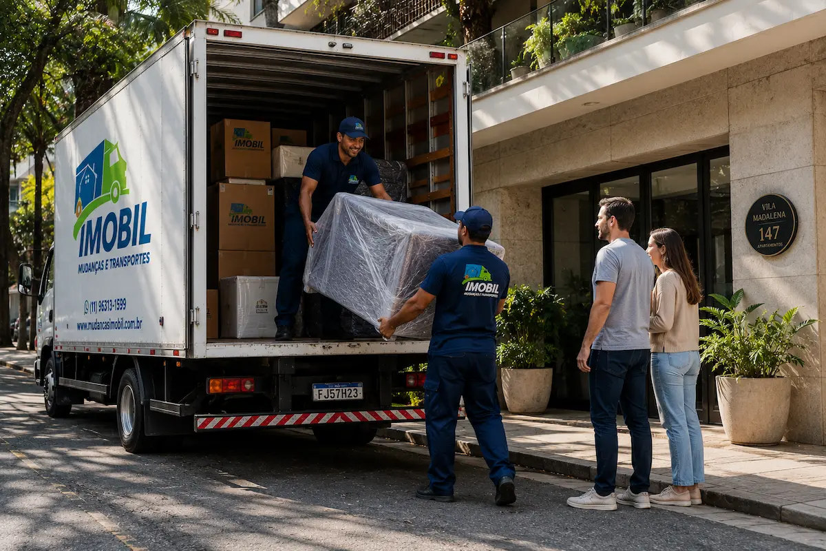 transporte de móveis com entrega em condomínio na Vila Madalena em São Paulo
