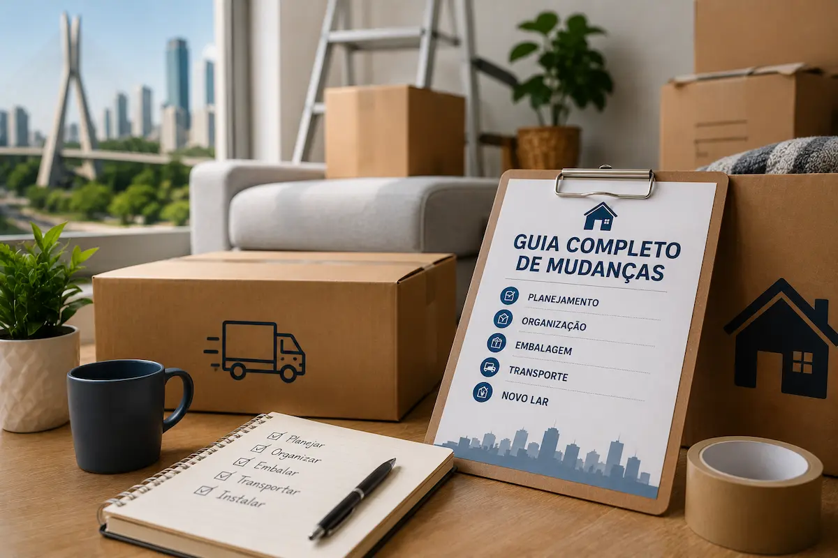 mudanças organizadas em bairros de São Paulo