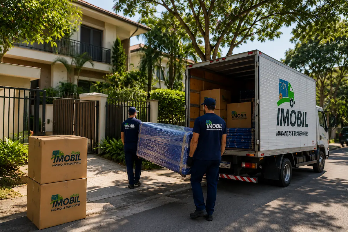 mudança residencial em Santo Amaro SP com caminhão de mudança