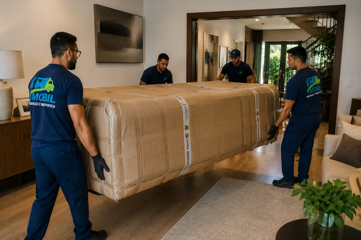 Transporte de sofá em apartamento no Jardim Guedala em São Paulo